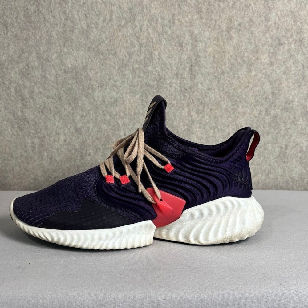 Adidas Alphabounce Beyond Mens 10.5 Purple‎ Mesh Athletic Running Shoes F35396